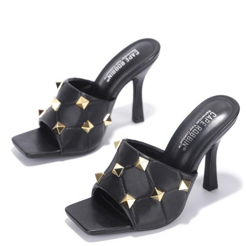 Studded Heels